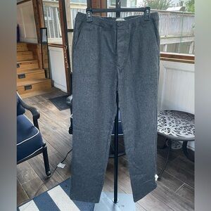Oliver Spencer grey wool pants Size Large
